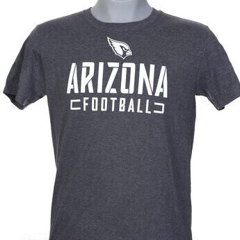 Arizona Cardinals Men’s Grey Stencil T-Shirt