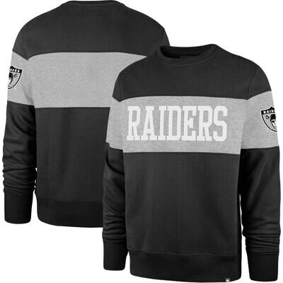 Las Vegas Raiders Men’s 47 Brand Interstate Crew Sweatshirt