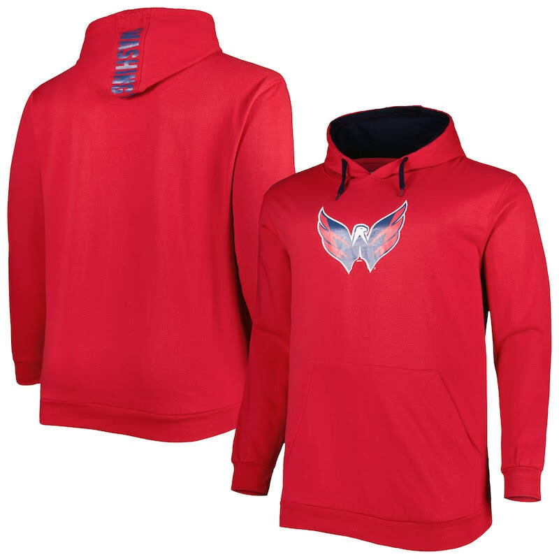 Washington Capitals Men's Red Fanatics Pro Line Hoodie