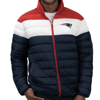 New England Patriots Men's Polyfilled Quilted Jacket