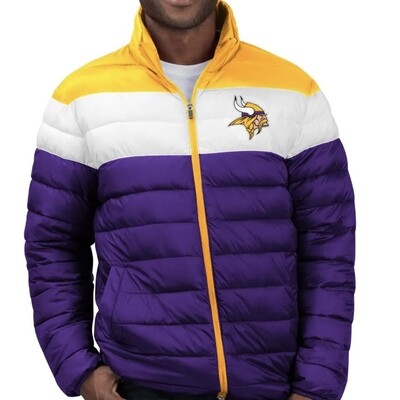 Minnesota Vikings Men's Polyfilled Quilted Jacket