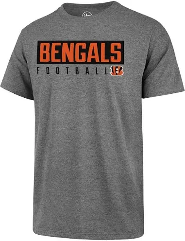 Cincinnati Bengals Men's 47 Brand Slate Grey T-Shirt
