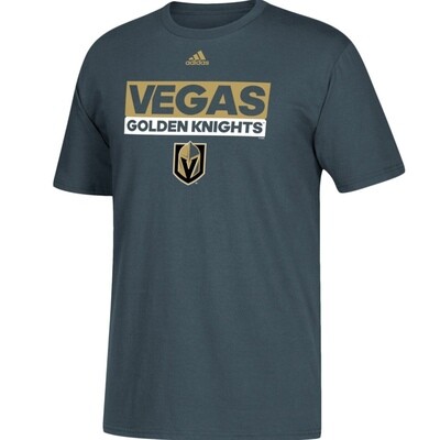 Vegas Golden Knights Men’s Adidas Authentic Go To T-Shirt