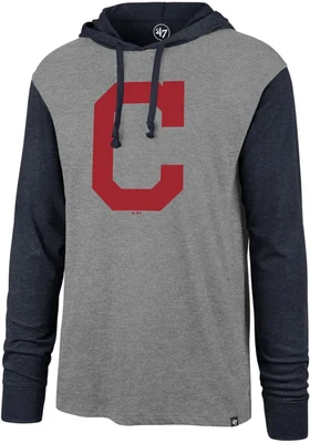 Cleveland Indians Men's 47 Brand Imprint Callback Club Hoodie