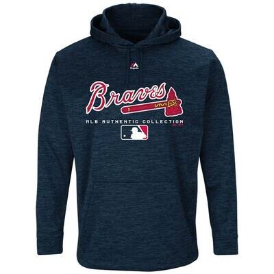 Atlanta Braves Men's Majestic Ultra-Streak Fleece Hoodie