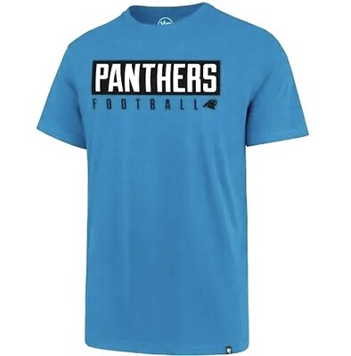 Carolina Panthers Men's Glacier Blue 47 Brand T-Shirt