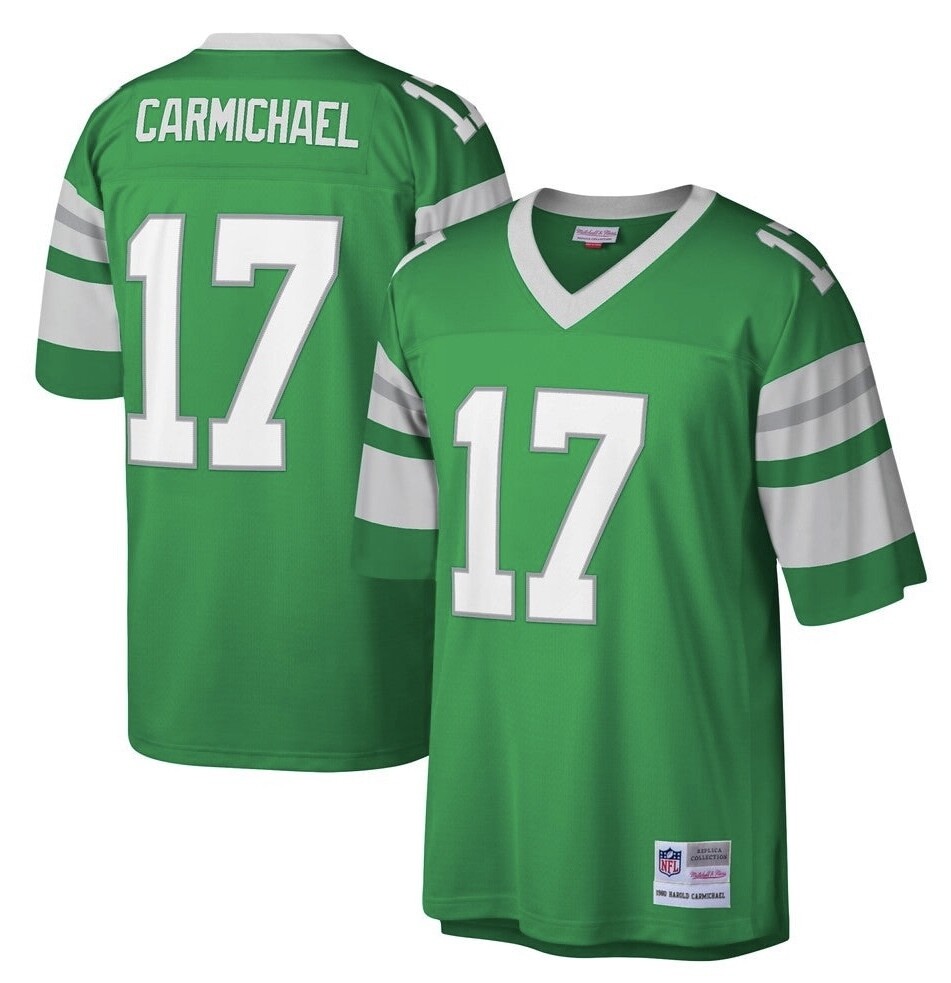 Philadelphia Eagles Harold Carmichael 1980 Men's Green Mitchell & Ness Legacy Jersey