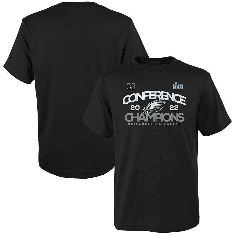 Philadelphia Eagles Men’s 2022 NFC Champions Shadow T-Shirt