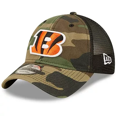 Cincinnati Bengals Men’s New Era 9Twenty Adjustable Trucker Snapback Hat