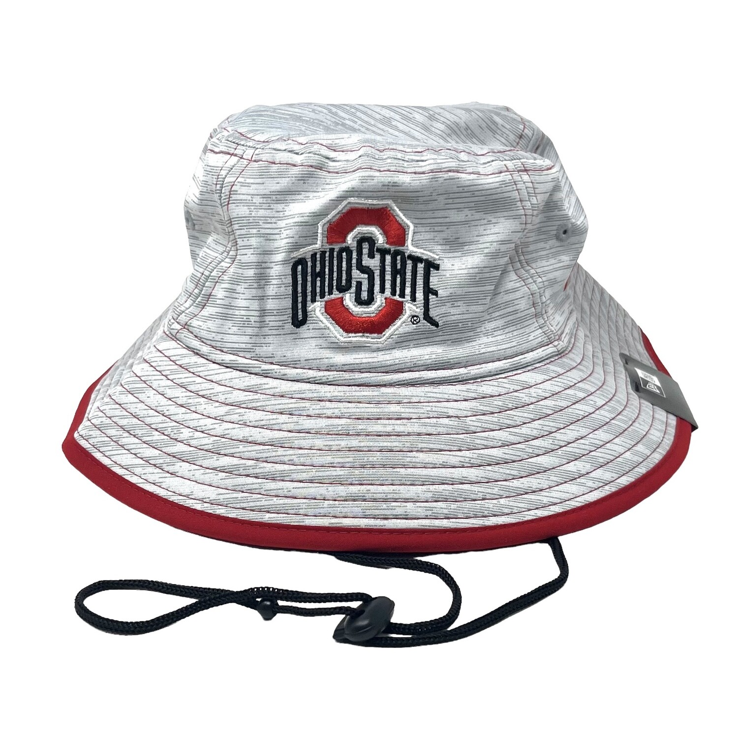 Ohio State Buckeyes New Era Gray Game Bucket Hat