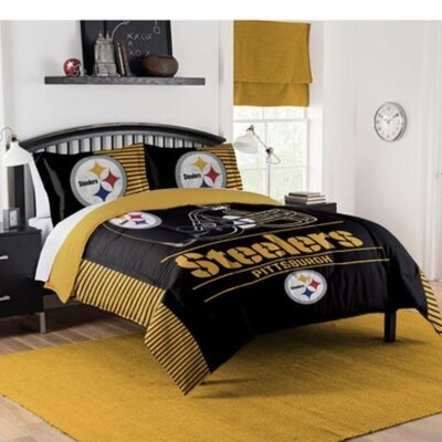 Pittsburgh Steelers Full/Queen Bedding Set