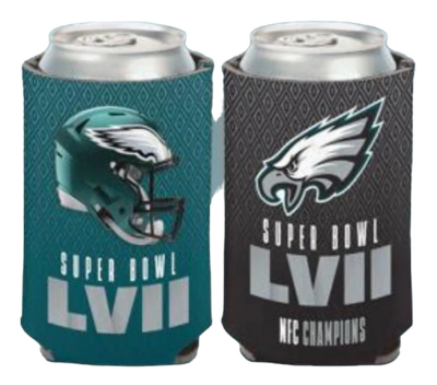 Philadelphia Eagles Super Bowl LVII 12 Ounce Can Cooler Koozie