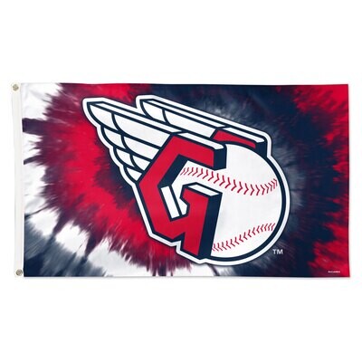 Cleveland Guardians 3' x 5' Deluxe Tie Dye Flag