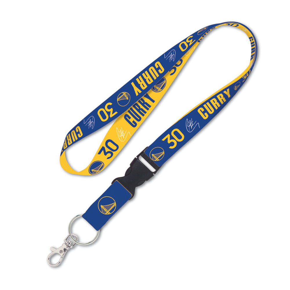 Golden State Warriors Steph Curry Reversible 1" Lanyard