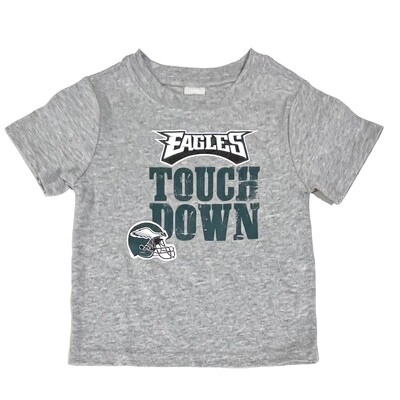 Philadelphia Eagles Toddler Gray Short Sleeve Shirt