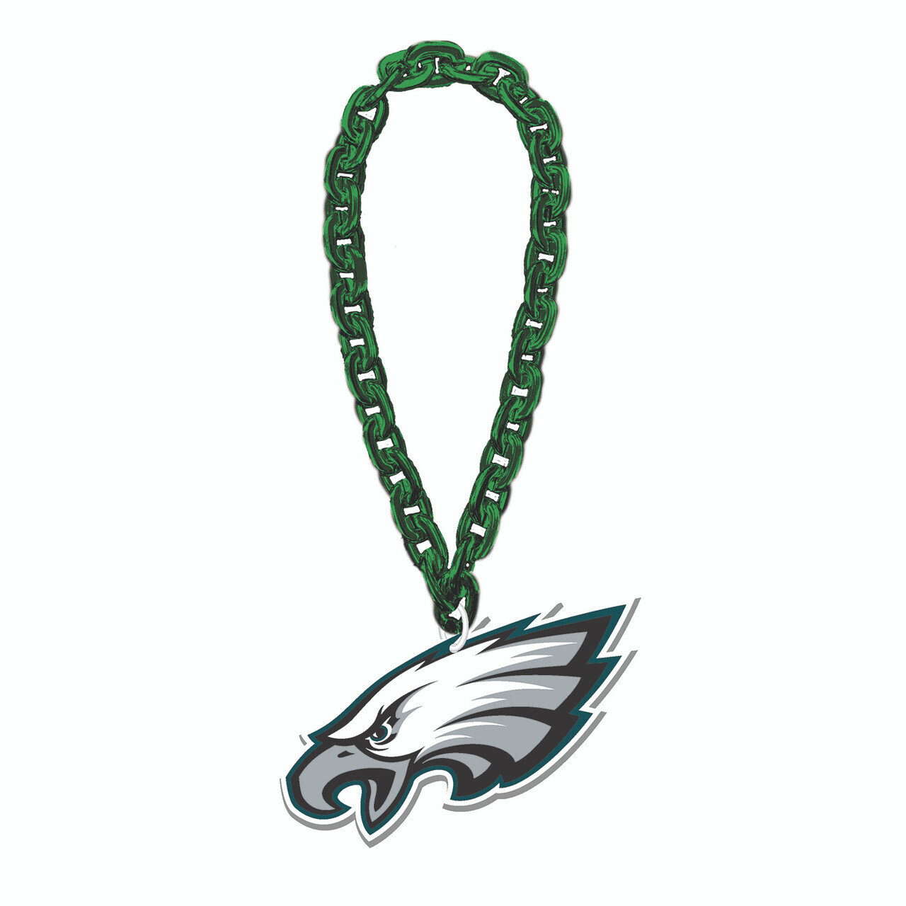 Philadelphia Eagles 10” Fan Chain 3D Foam Necklace