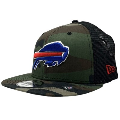 Buffalo Bills Men's Camo New Era 9Fifty Trucker Snapback Hat
