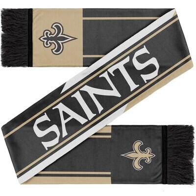 New Orleans Saints Color Wave Adult Knit Scarf New Orleans Saints Color Wave Adult Knit Scarf