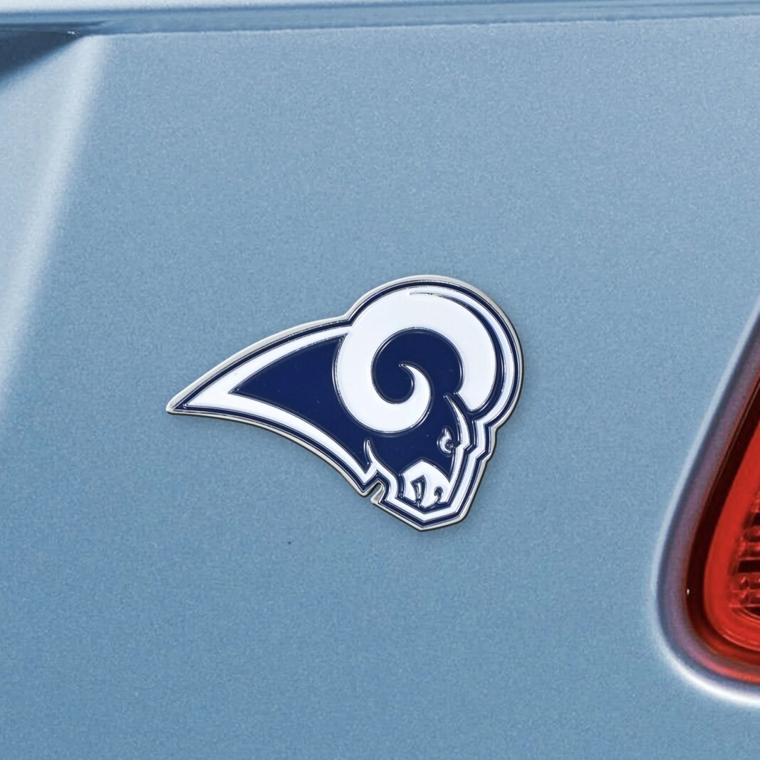 Los Angeles Rams 3-D Metal Auto Emblem