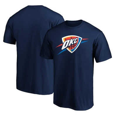 Oklahoma City Thunder Men's Navy 47 Brand Logo T-Shirt
