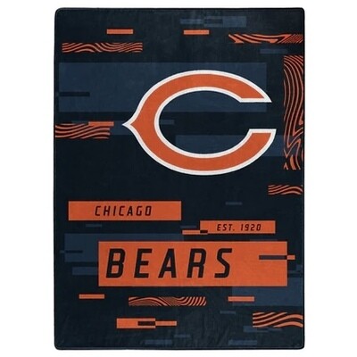 Chicago Bears 60 Chicago Bears 60" x 80" Plush Raschel Blanket