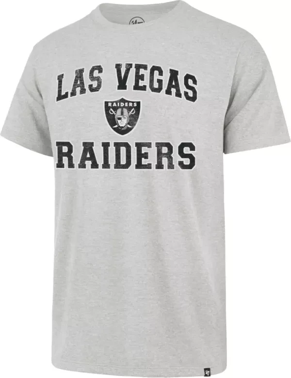 Las Vegas Raiders Men’s Light Grey 47 Brand Relay T-Shirt