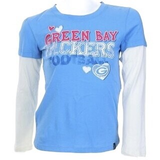 Green Bay Packers Girl's 5th & Ocean Long Sleeve T-shirt