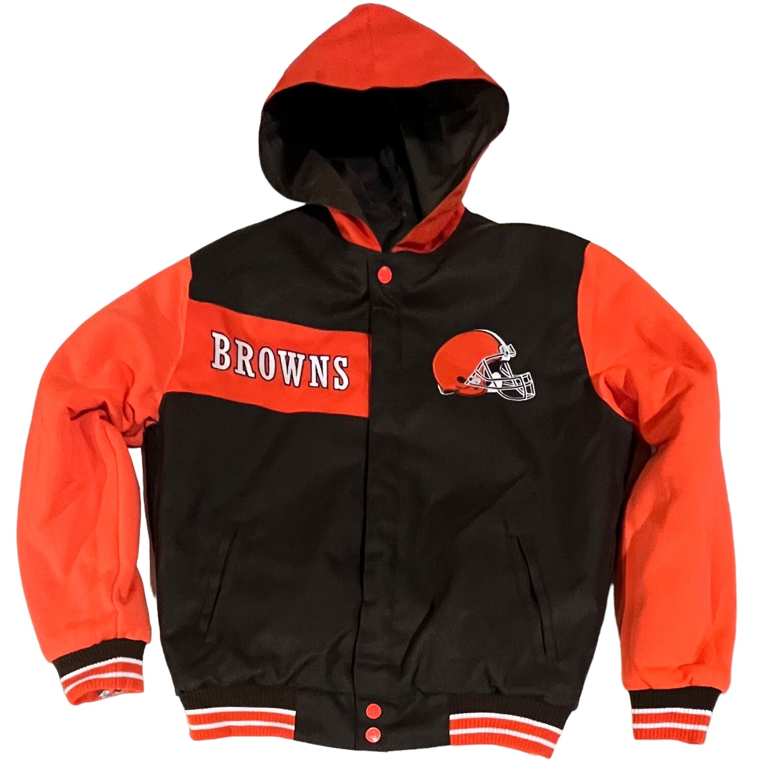 Cleveland Browns Men’s Full Button Reversible Jacket