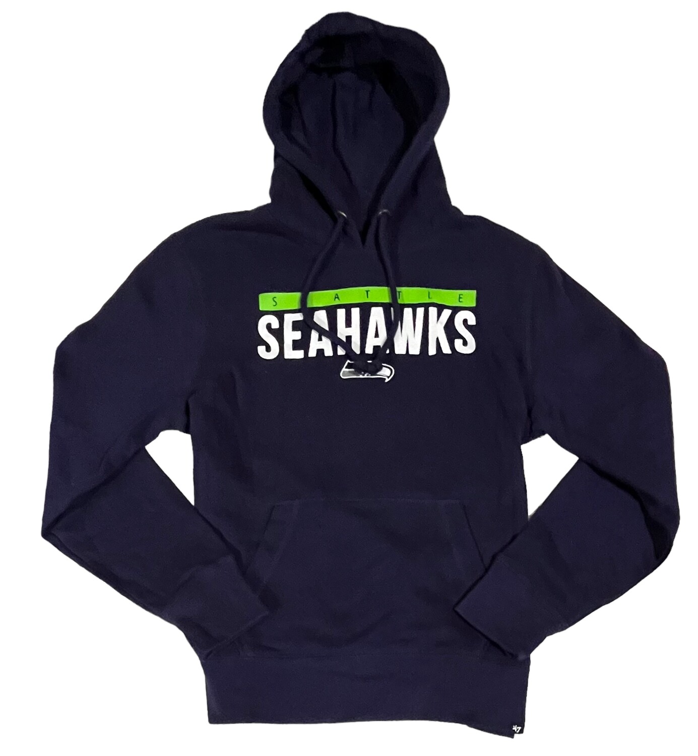 47 BRAND Seattle Seahawks Mens Hoodie - NAVY