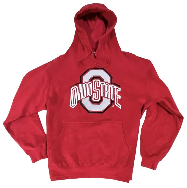 Ohio State Buckeyes Men’s Red Logo Hoodie