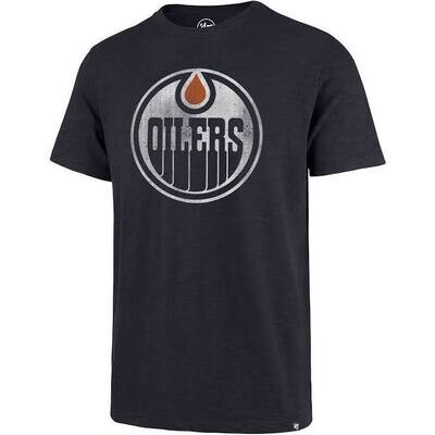 Edmonton Oilers Men’s 47 Distressed Blue Club T-Shirt