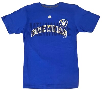 Milwaukee Brewers Men’s Majestic Vintage T-shirt Milwaukee Brewers Men’s Majestic Vintage T-shirt
