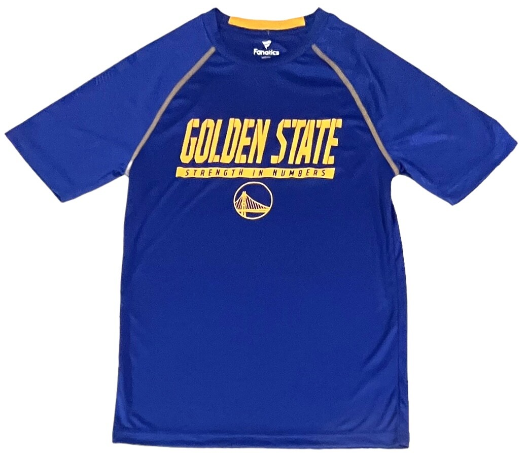 Golden State Warriors Men's Strength In Numbers Slogan T-Shirt