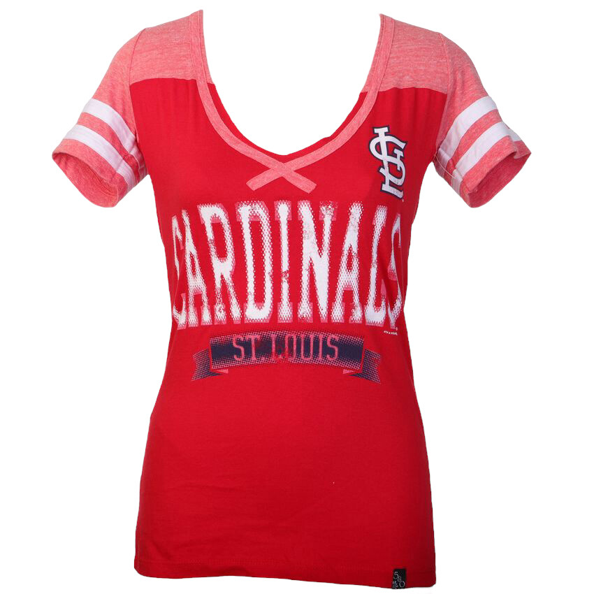 St. Louis Cardinals Women's Red Tri-Blend Shirt
