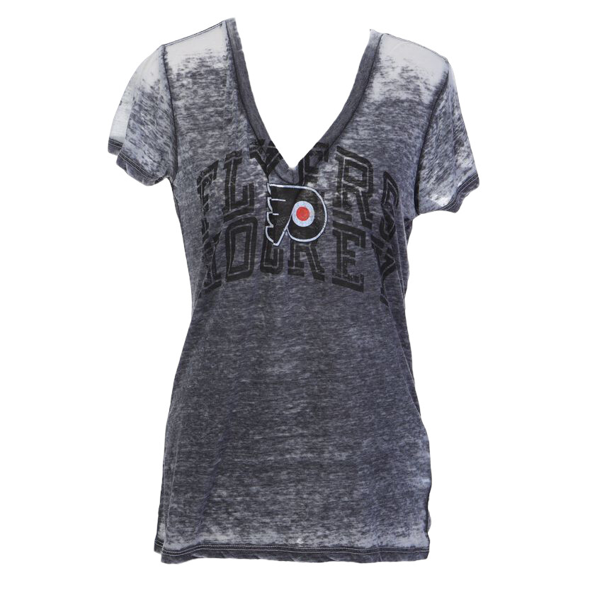 Philadelphia Flyers Women's Touch by Alyssa Milano V-Neck T-Shirt