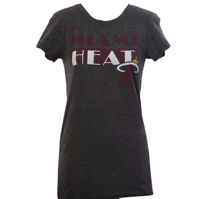 Miami Heat Women's 4Her Adidas NBA T-Shirt