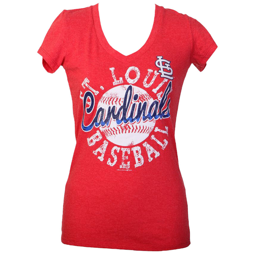 women's cardinal baseball shirts