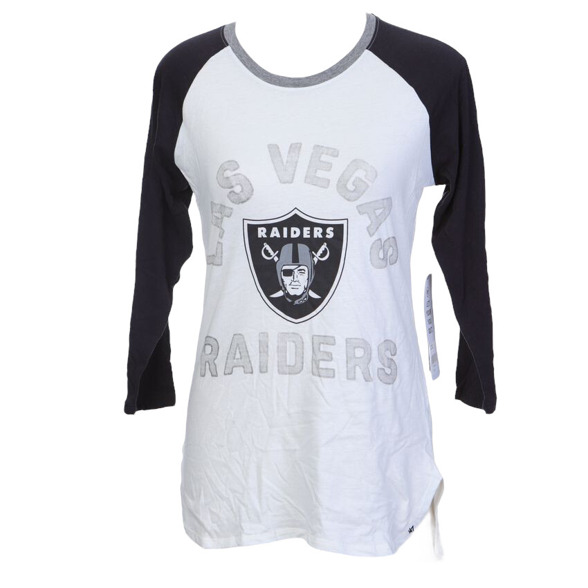 Las Vegas Raiders Women's 47 Brand 3/4 Sleeve Shirt
