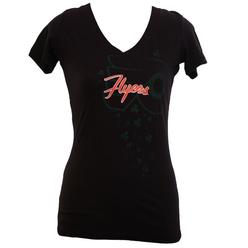 Philadelphia Flyers Women's V-Neck T-Shirt Philadelphia Flyers Women's V-Neck T-Shirt