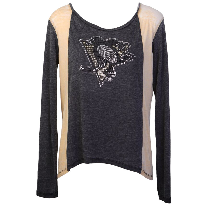 Pittsburgh Penguins Women’s Long Sleeve Off The Shoulder Shirt