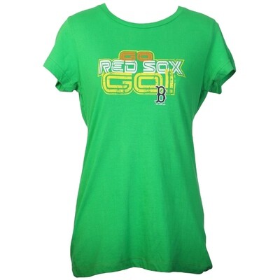 Boston Red Sox Women's 4Her Green T-Shirt Boston Red Sox Women's 4Her Green T-Shirt