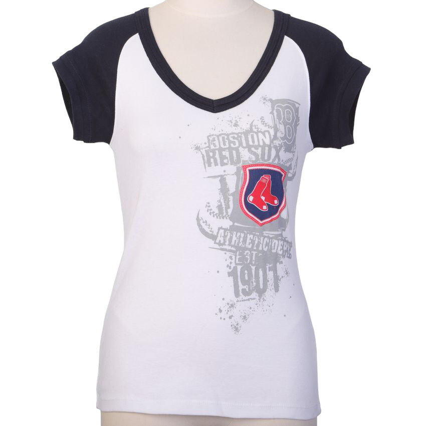 Boston Red Sox Women's Raglan 5th & Ocean Shirt