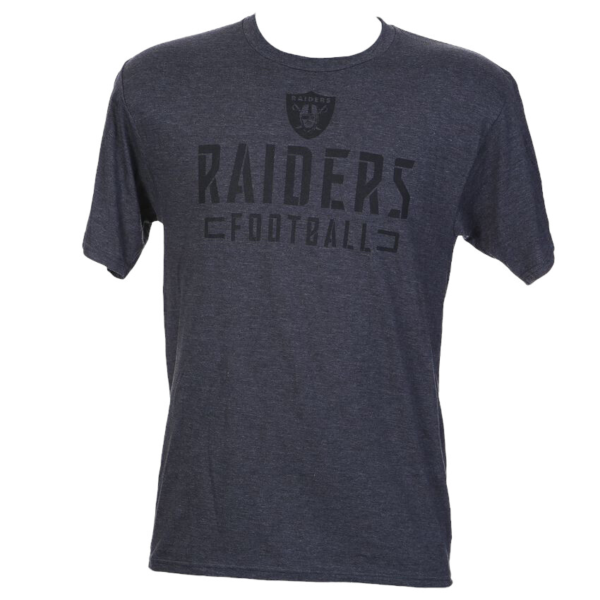 Las Vegas Raiders Men’s Grey Stencil T-Shirt