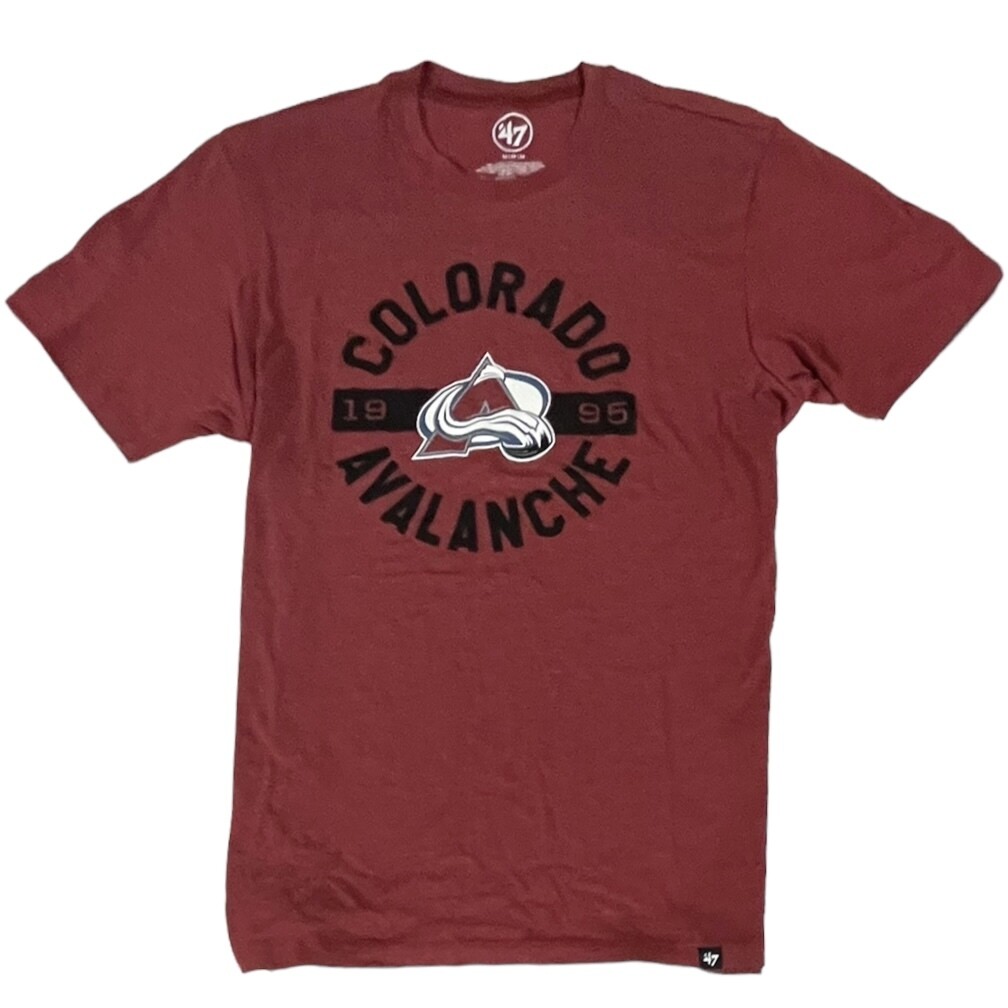 Colorado Avalanche Men's 47 Burgundy T-Shirt