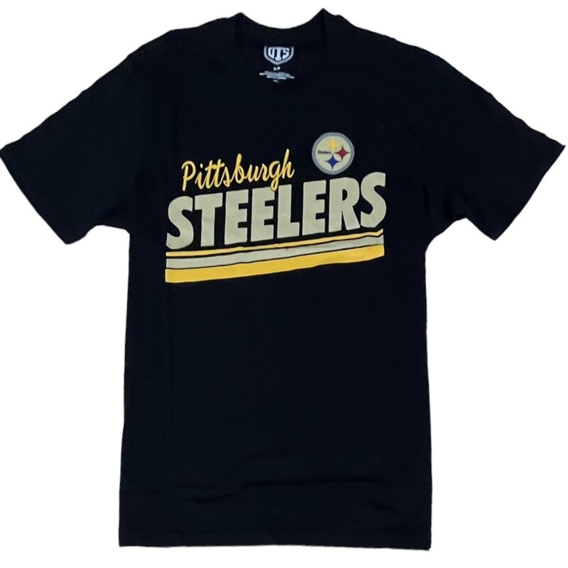 Pittsburgh Steelers Men’s Rival Jet Black T-Shirt Pittsburgh Steelers Men’s Rival Jet Black T-Shirt