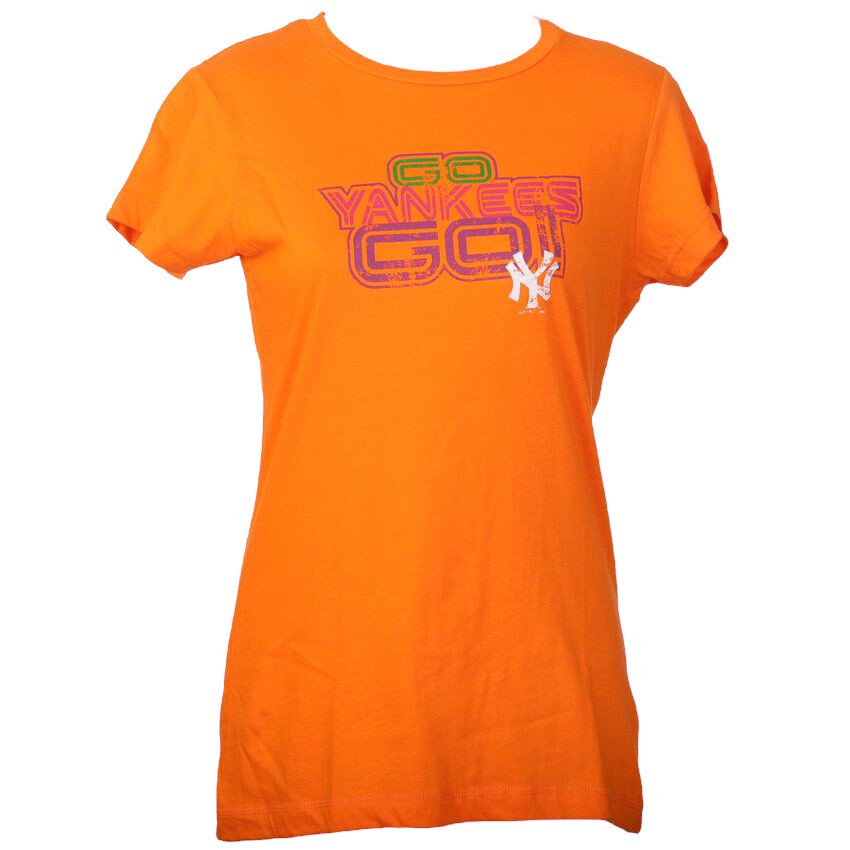 New York Yankees Women's 4Her Orange T-Shirt