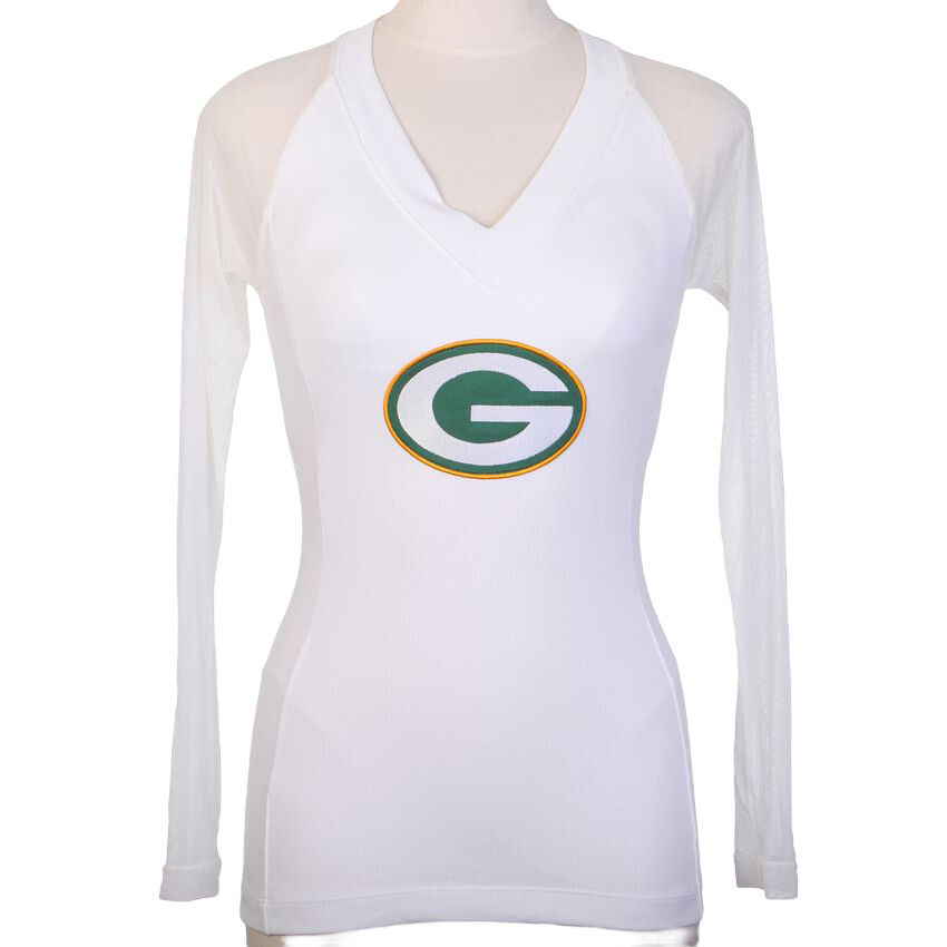Green Bay Packers Women’s All Sport Couture NFL Wildkat Shirt Pick