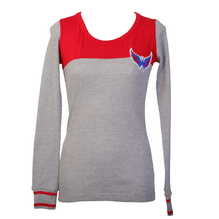 Washington Capitals Women's 4Her Thermal Long Sleeve Long T-Shirt