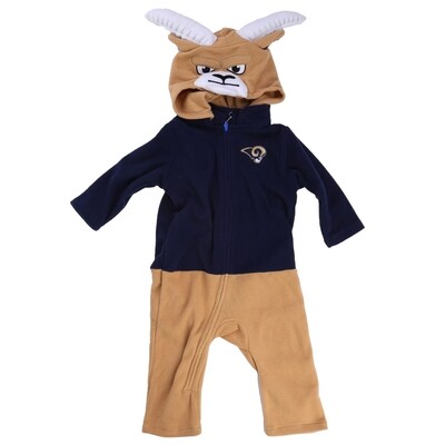 Los Angeles Rams Mascot Wear Fleece Pajamas Children's Costume