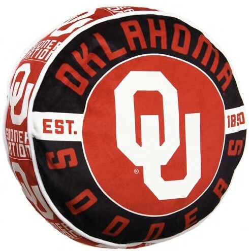 Oklahoma Sooners Super Plush Travel Cloud Pillow